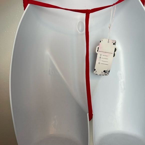 Chic Lover Red Lace Baby Doll with G String Size 3XL - Picture 4 of 7